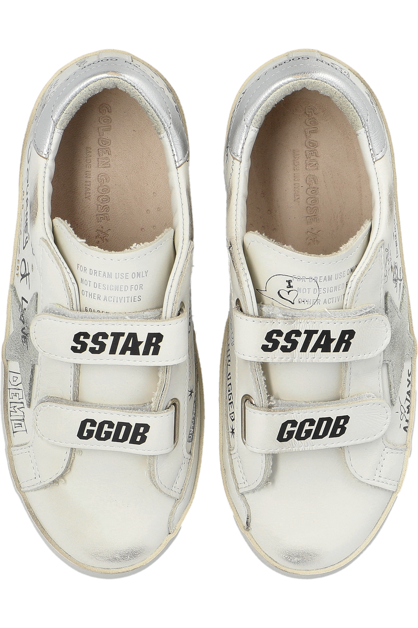 White Sneakers Old School Golden Goose Kids Vitkac Canada